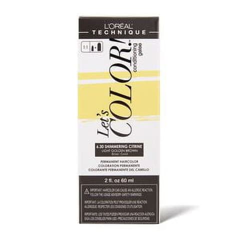 L'oreal Let's Color! Permanent Haircolor 6.30 Shimmering Citrine 2 oz