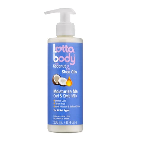 Lottabody Coconut Oil and Shea Moisturize Me Curl Style Milk Defines Curls Anti