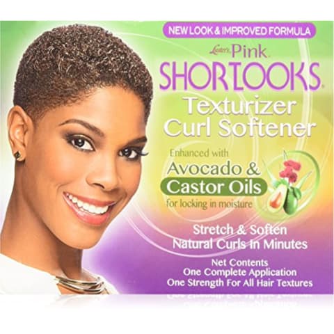 Luster's Pink Shortlooks Texturizer Curl Softener One Complete Application Kit