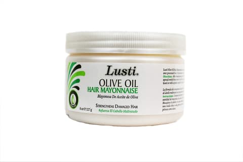 Lusti Olive Oil Hair Mayonnaise 8 Fl Oz Rejuvenate Hair Scalp Repair Dry and
