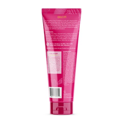 Mielle Organics Babassu Mint Brazilian Curly Cocktail Curl Cream Curl Defining