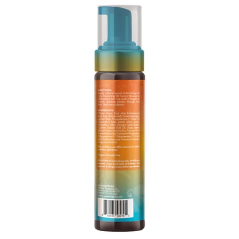 Mielle Organics Mango Tulsi Nourishing Silk Texture Hair Mousse Weightless Foam