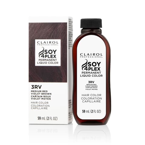 Clairol Professional Permanent Liquicolor 3rv Med Red Violet Brown . Packaging