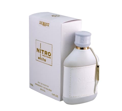 Dumont Nitro White 3.4 Fl Oz Clean Fresh Everyday Signature Scent For Men EDP