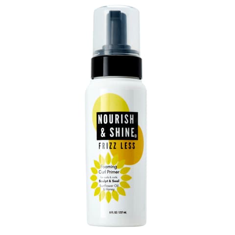 Nourish Shine Frizz Less Foaming Curl Primer 8 oz