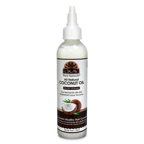 Okay 100% Pure Coconut Oil for Hair Skin Coconut Oil Men Hair Body for Massage