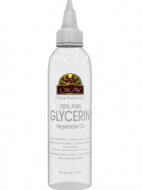 Okay 100% Pure Glycerin Vegetable Oil Natural Cleansing for Hair Skin and Face