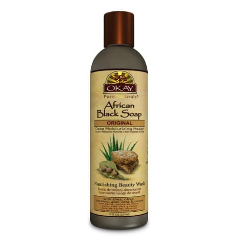 Okay African Black Soap Liquid 8 oz