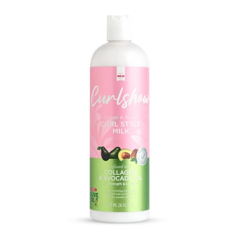 Ors Olive Oil Curlshow Curl Style Milk Infused With Collagen Avocado Oil for