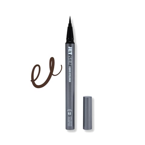 (24-pack) OZ LAB Jet Set Liquid Eyeliner Pen – Waterproof, Smudge-Proof, Quick-Dry Precision Brush Tip for Smooth Cat Eye & Winged Liner – Long-Lasting (True Black, 0.07 oz/2 ml （pack of 1）)
