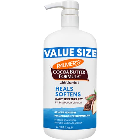 Palmer's Cocoa Butter Formula Daily Skin Therapy Body Lotion Pump Bottle