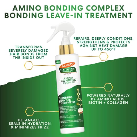 Palmer's Amino Bonding Complex Hair Treatment Leave In Conditioner With Coconut