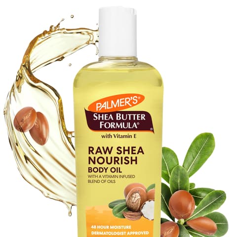 Palmer's Shea Formula Raw Shea Body Oil With Vitamin E Deep Body Moisturizer To