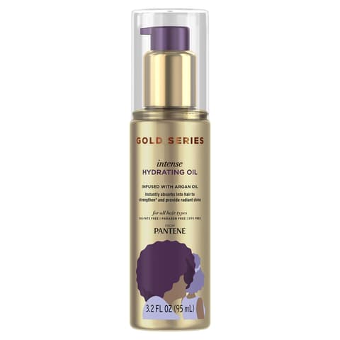 Pantene Gold Series Intense Hydrating Oil All Hair Types 3.2 Fl Oz