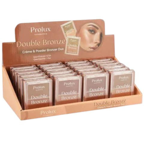 (24-pack) Prolux Double Bronze Bronzer Duo