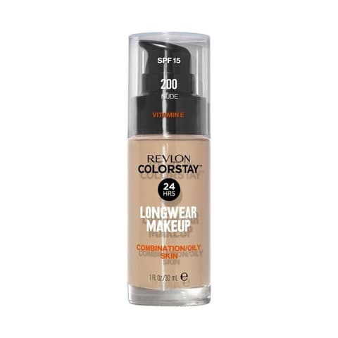 (12-pack) Revlon Color Stay Liquid Makeup for Combination/Oily Skin, Nude, 1.0 Fluid Ounce
