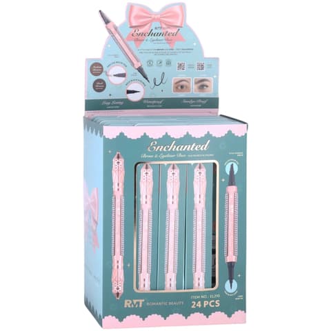 (24-pack) Romantic Beauty Enchanted Diamond Brow & Eyeliner Duo