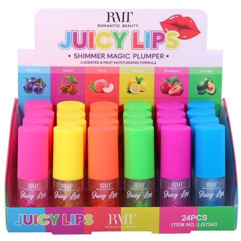 (24-pack) Romantic Beauty Juicy Lips Shimmer Magic Lip Plumper
