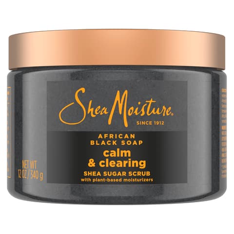 Sheamoisture Sugar Body Scrub African Black Soap for Healthy Glowing Skin