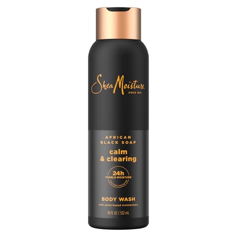 Sheamoisture Body Wash African Black Soap Calm and Clearing For Women 18 oz