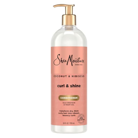 Shea Moisture Curl Shine Conditioner Coconut Hibiscus for Thick Curly Hair To