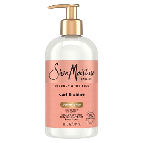 Sheamoisture Curl Shine Conditioner Coconut Hibiscus 13 Fl Oz