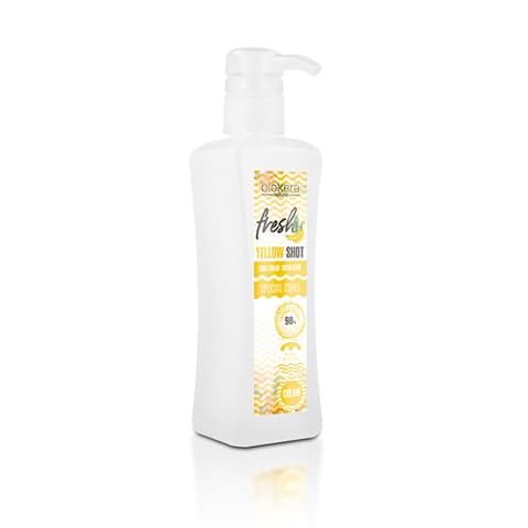 Salerm Biokera Natura Fresh Yellow Shot Curly Cream 9.8 oz