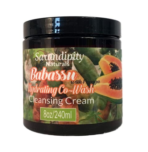 Sarandipity Naturals Babassu Hydrating Co Wash Cleansing Cream 8 oz