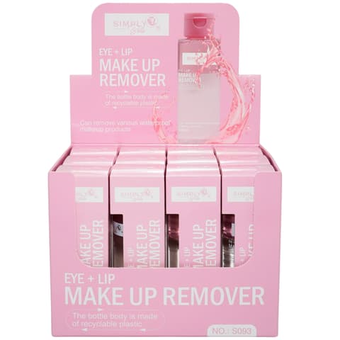 (12-pack) Simply Bella Eye + Lip Make Up Remover