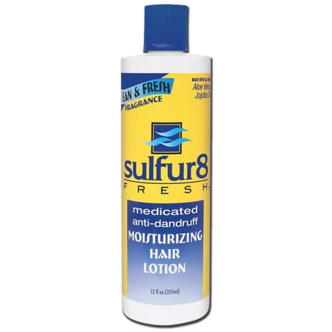 Sulfur 8 Fresh Medicated Anti Dandruff Moisturizing Hair Lotion Hydrating Scalp