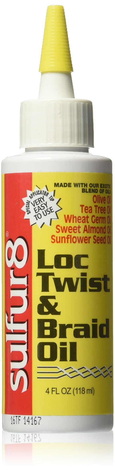 Sulfur 8 Loc Twist Braid Oil Moisturizing Hair Scalp Oil for Locs Twists Braids