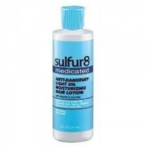 Sulfur 8 Medicated Anti Dandruff Oil Moisturizing Hair Lotion for Dry Scalp