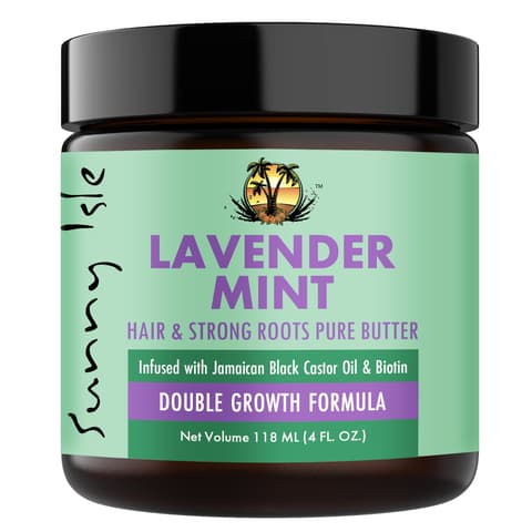 Sunny Isle Lavender Mint Hair and Strong Roots Butter | Infused With Biotin