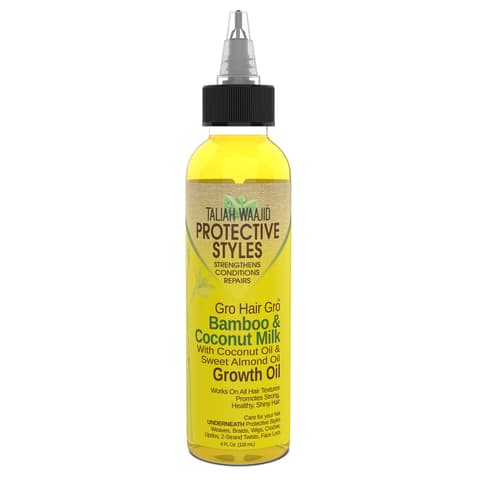 Taliah Waajid Hair Gro Bamboo and Coconut Milk Growth Oil 4 oz