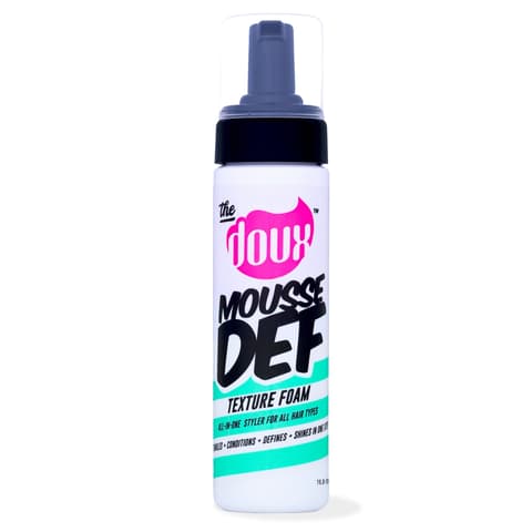 The Doux Multi Use Mousse for Curly Hair the Doux Mousse Def Texture Foam for
