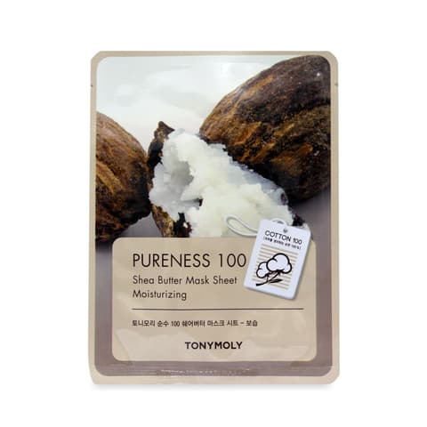 Tonymoly Pureness100 Moisturizing Shea Butter Mask Sheet 0.7 oz