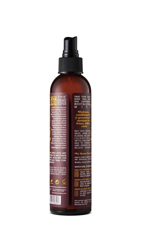 Uncle Funky's Daughter Thirsty Curls Leave In Curl Revitalizer