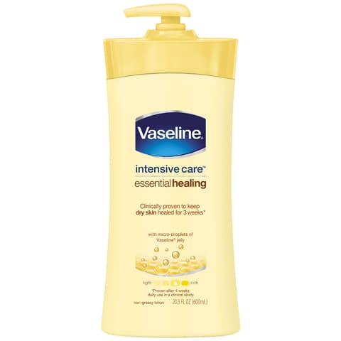 Vaseline Intensive Care Body Lotion Essential Healing 20.3 Fl Oz