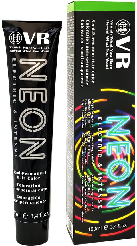 Cocohoney Vr Neon Color Electric Intense Semi Permanant Hair Color for Bleach