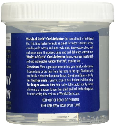 Worlds of Curls Curl Activator Regular Gel 16.2 oz