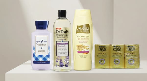Wholesale bath and body products for retail replenishment