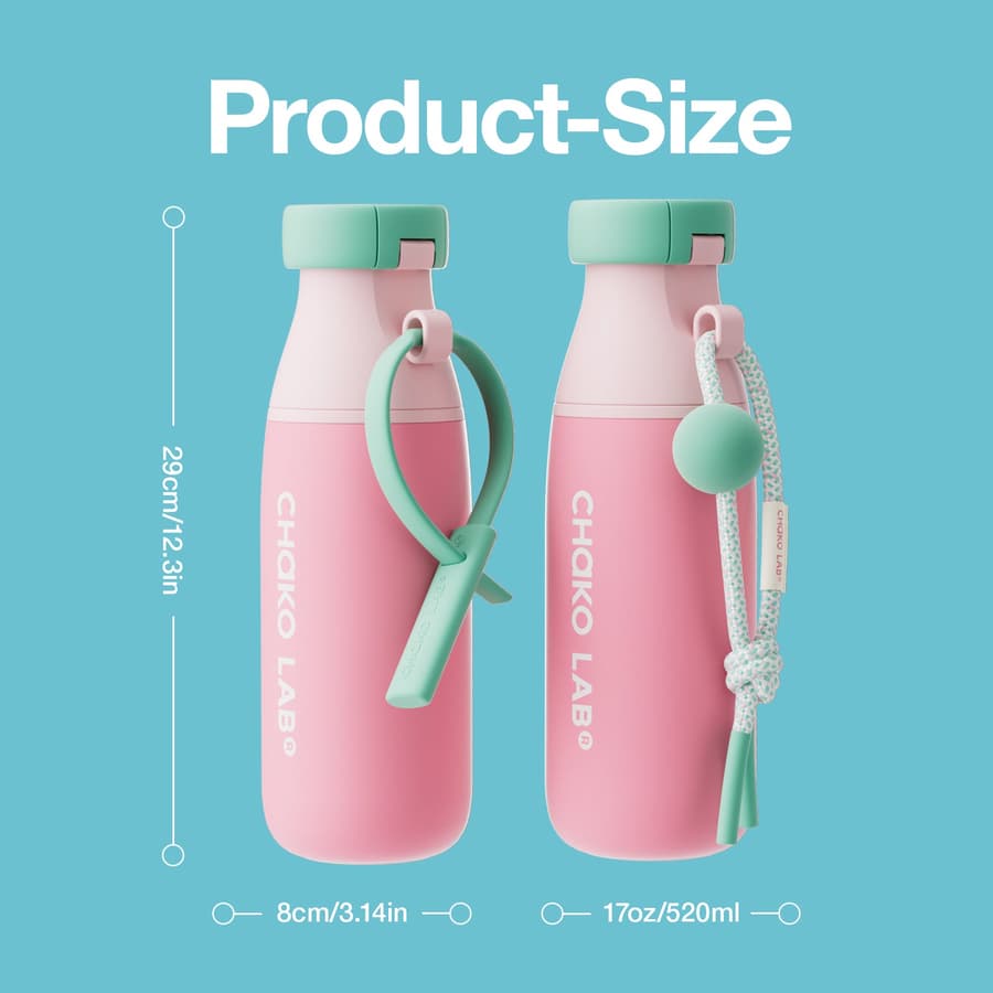 MilkMate Tumbler-Pink(Ceramic Coating)