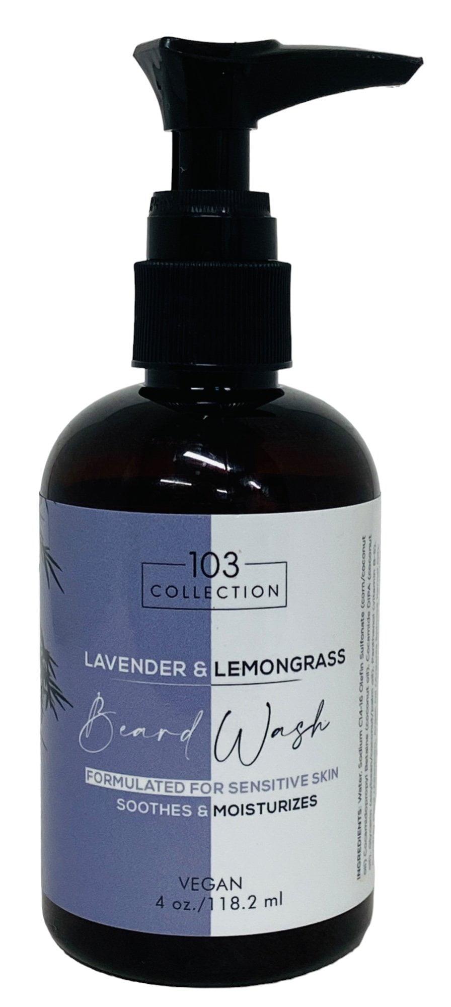 Vegan Lavender Lemongrass Beard Wash