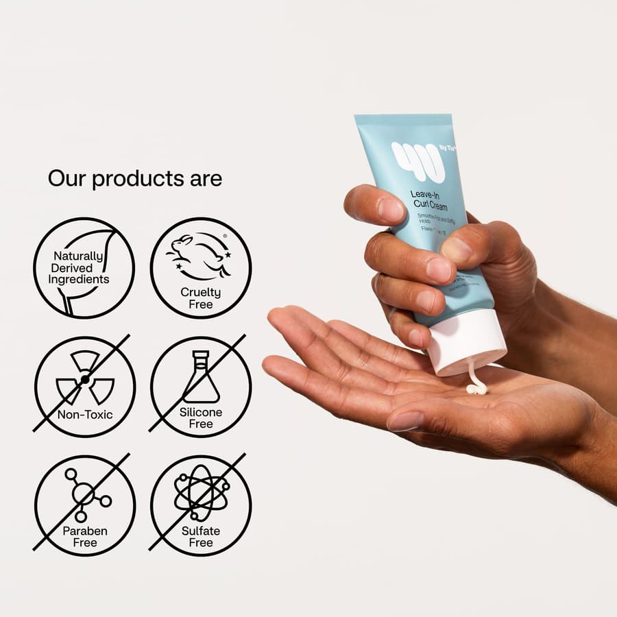 4u By Tia Leave In Curl Defining Cream Achieve Bouncy Frizz Free Curls 3a 4c