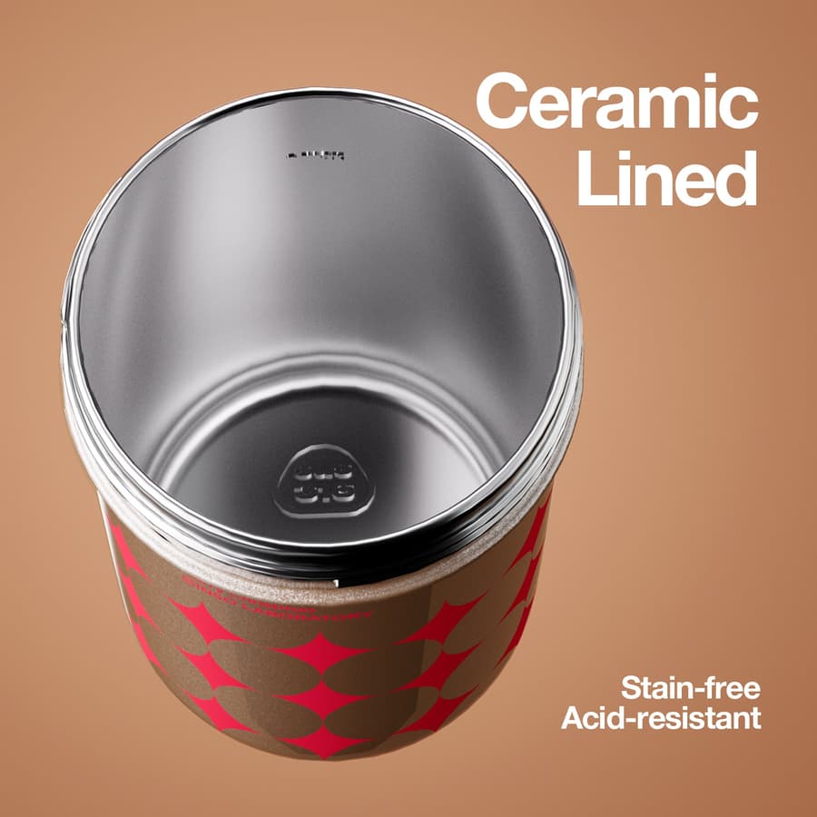 Bobo Tumbler With Ceramic Coating-White