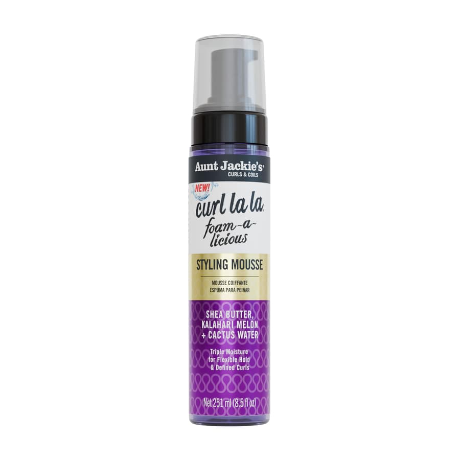 Aunt Jackie's Curls Coils Curl la la Foam A Licious Styling Mousse 8.5 Fl Oz