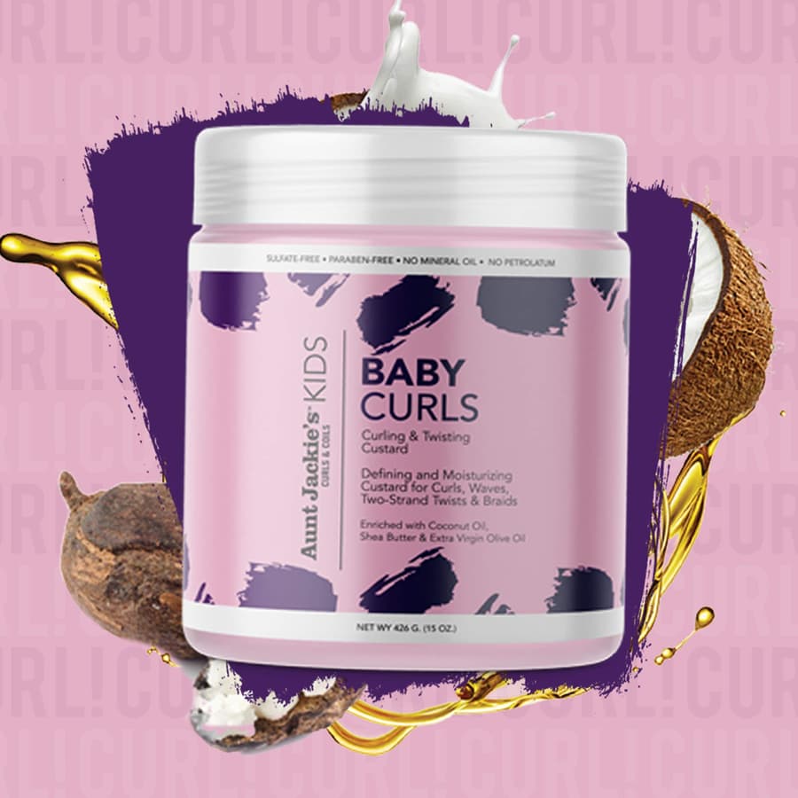 Aunt Jackie's Kids Baby Curls Moisture Rich Curling and Twisting Custard for