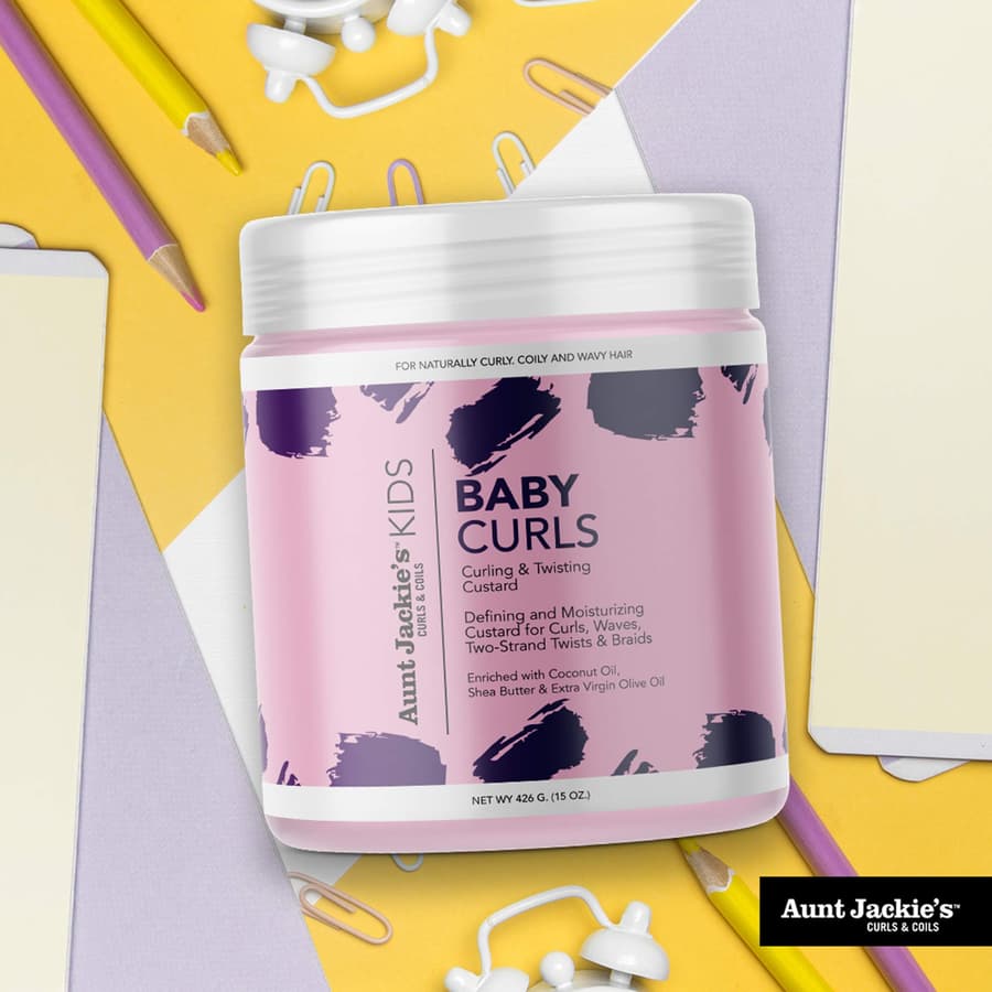 Aunt Jackie's Kids Baby Curls Moisture Rich Curling and Twisting Custard for