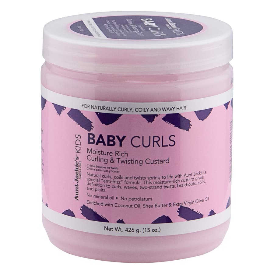 Aunt Jackie's Kids Baby Curls Moisture Rich Curling and Twisting Custard for