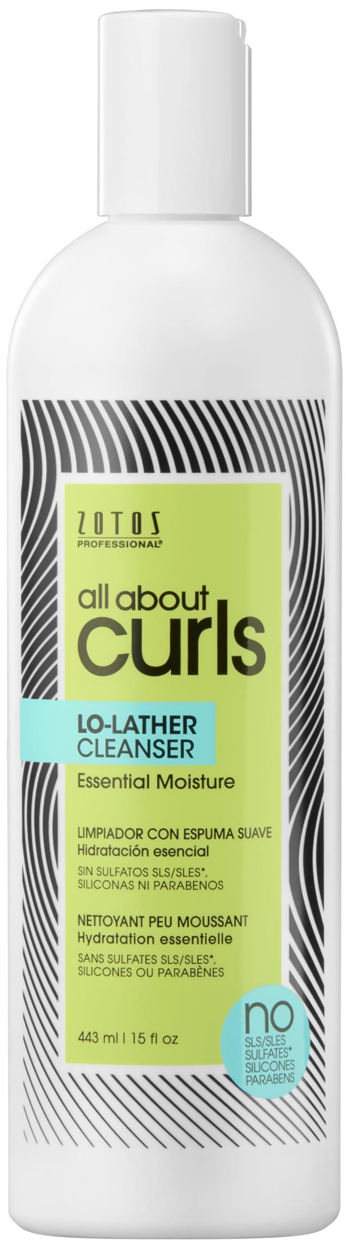All About Curls Lo Lather Cleanser Shampoo | Essential Moisture | Gentle
